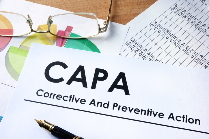 CAPA: Corrective and preventive action