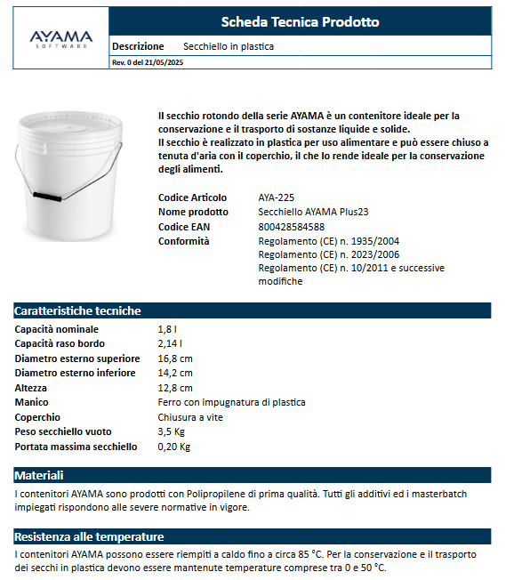 scheda tecnica vernici software DATASHEETsoft